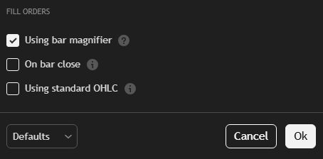 Bar magnifier enabled for realistic intra-bar fills