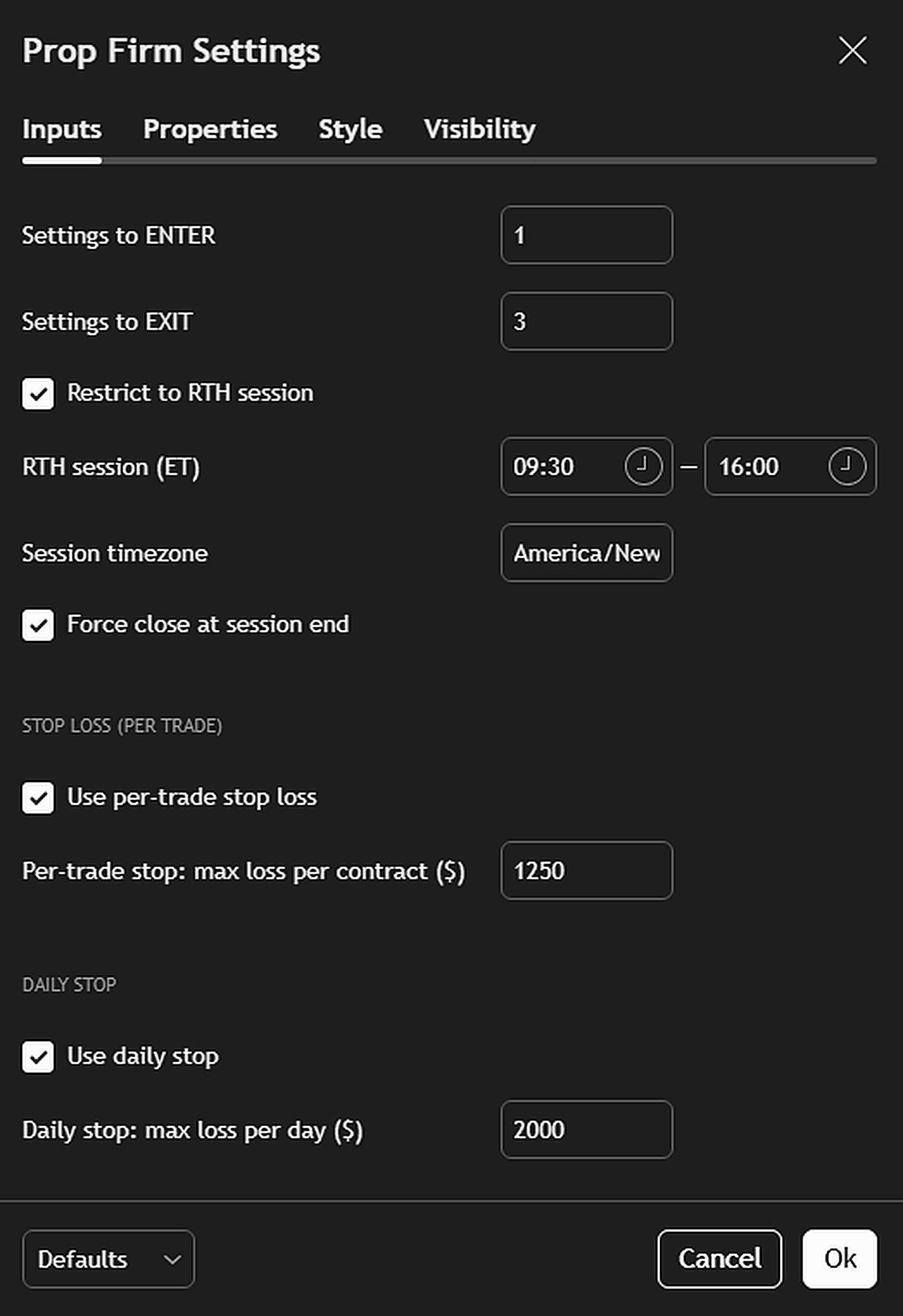The prop-firm strategy settings included with your purchase